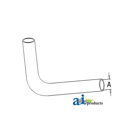 A & I Products Radiator Hose, Upper 9" x2" x2" A-D1NN8260B